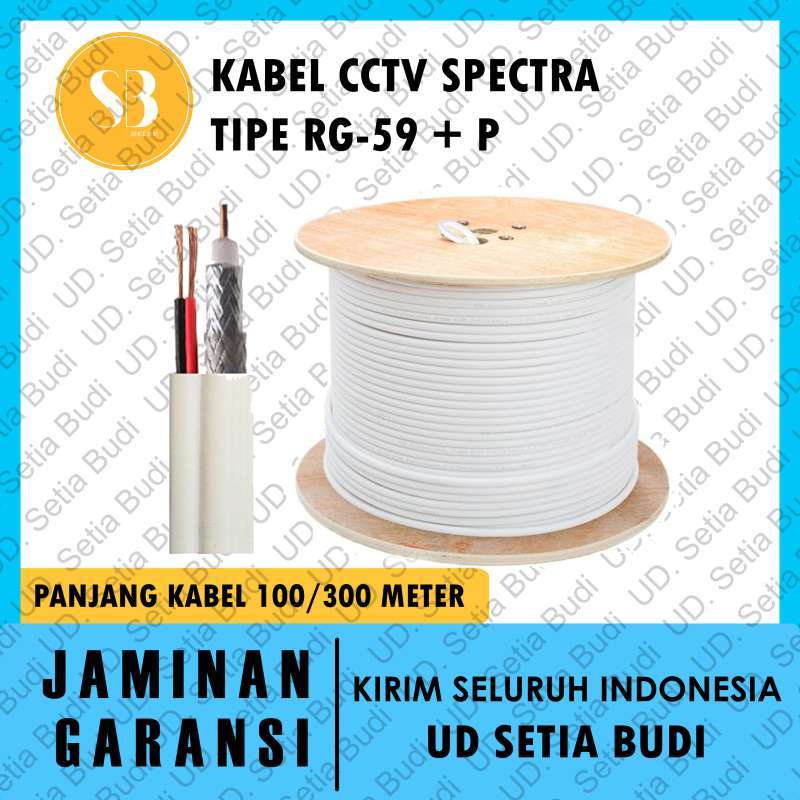 Jual Kabel CCTV Spectra RG 59 + P Infinity Wire Coaxial di Seller TOKO
