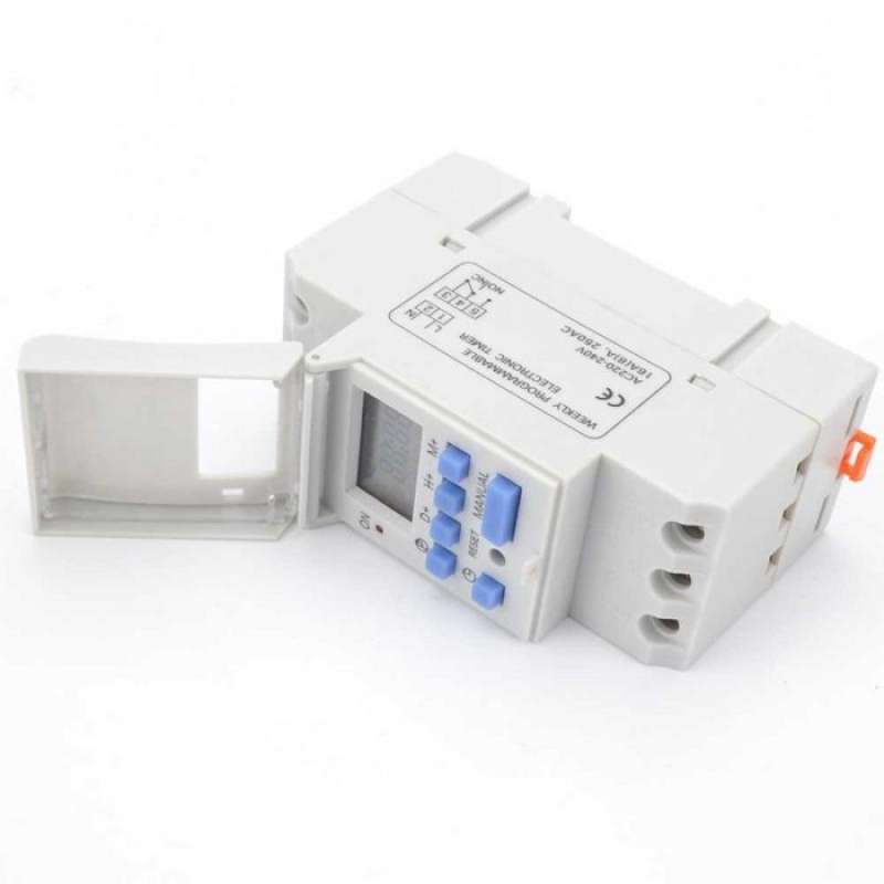 Jual Power Timer Programmable Time Switch Relay 16A 220V 2000W THC15A ...