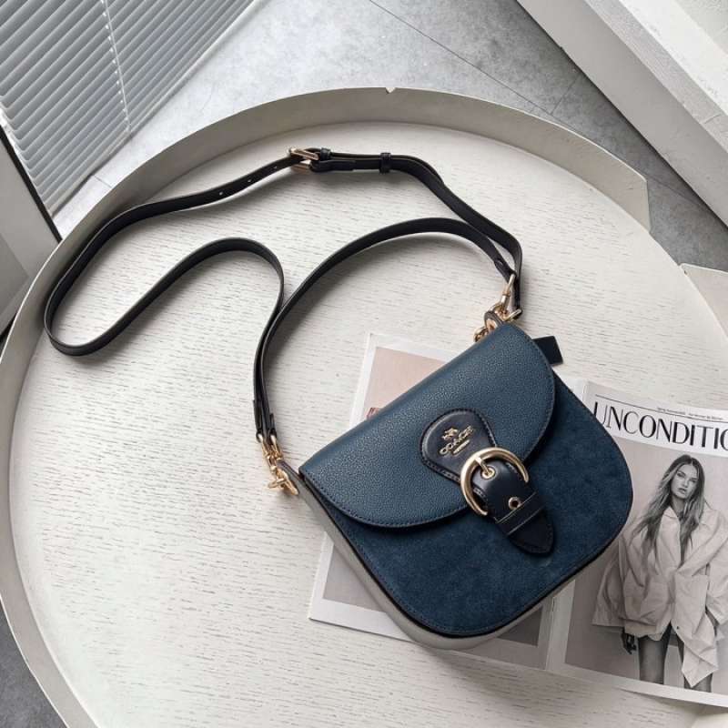 Jual Coach Kleo Shoulder Bag 23 Denim Multi Redefined Crossbody di