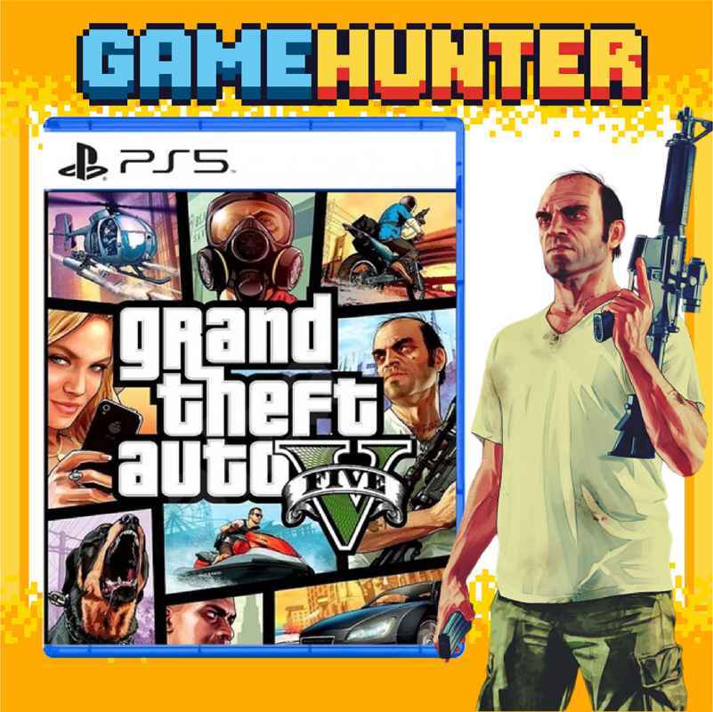 Jual PS5 Grand Theft Auto 5 / GTA 5 / GTA V di Seller GameHunter ...
