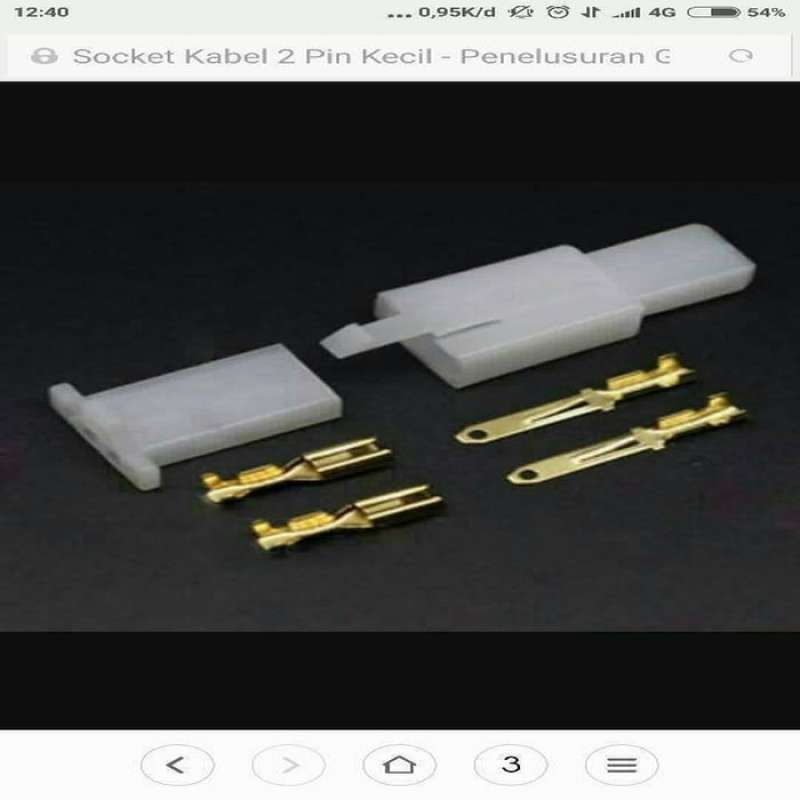 Jual Premium Socket Kabel 4 Pin Kecil Set Skun Murah di Seller lumjaja ...