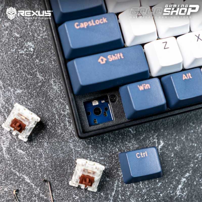 Jual Rexus Daxa M100 Compact Full Size Mechanical - Gaming Keyboard Di ...