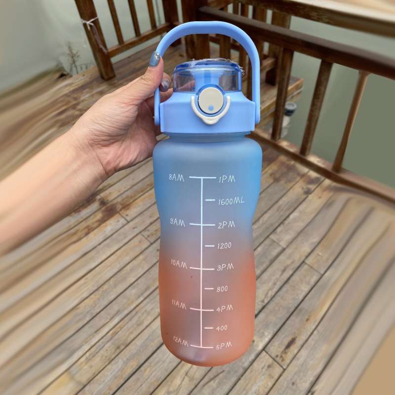 Promo OEM SK-C301 Botol Minum Motivasi 2 Liter / Botol Minum Penanda ...