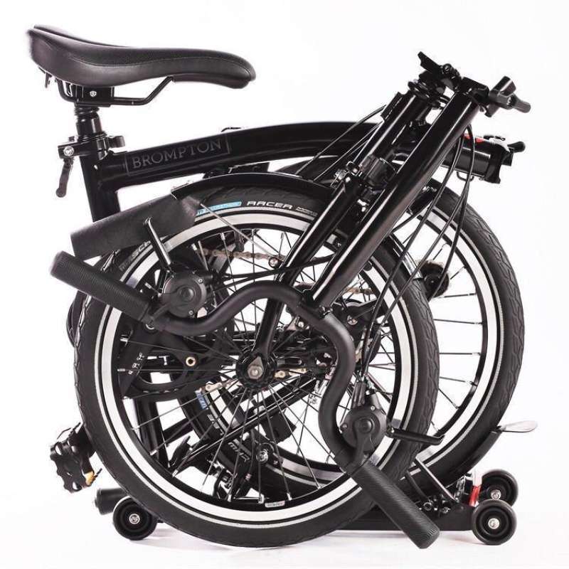 Jual Brompton C Line Explore | Mid Rise | With Rear Rack - Black di ...