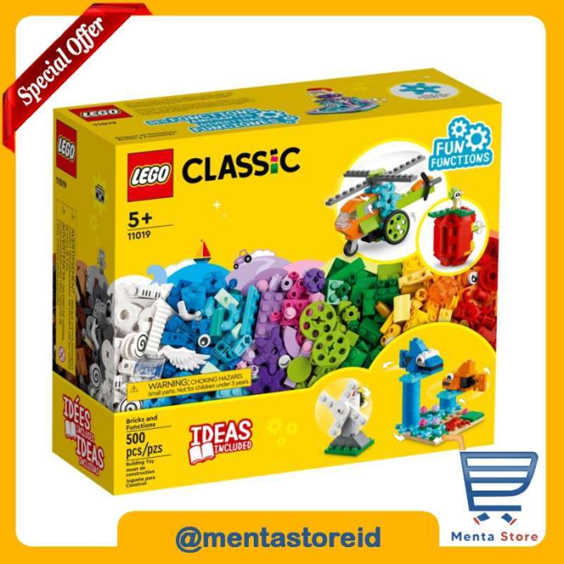 Promo LEGO Classic Ideas 11019 Bricks and Functions Gears Collect 500