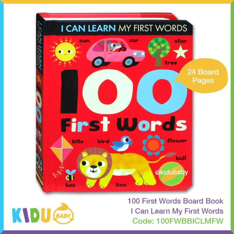 Jual Buku Cerita Anak atau Buku Cerita Bayi 100 First Words Board Book ...