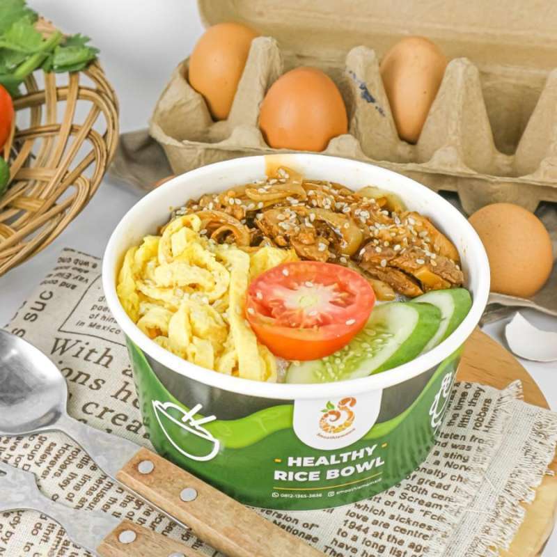 Jual Nasi Box Healthy Rice Bowl Chicken Premium Catering Diet