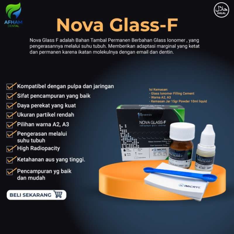 Jual DENTAL GLASS IONOMER FILLING CEMENT GIC Serupa FUJI TYPE 9 / NOVA