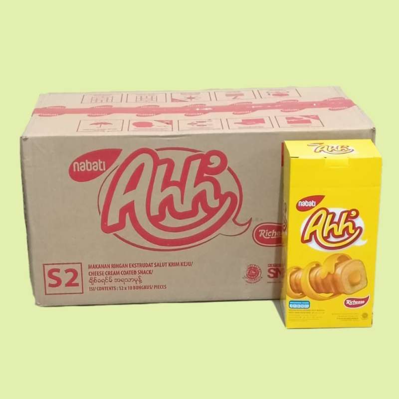 Jual Richeese Nabati Ahh Keju 14gr [10 Pcs/box] Di Seller Thio Aneka ...
