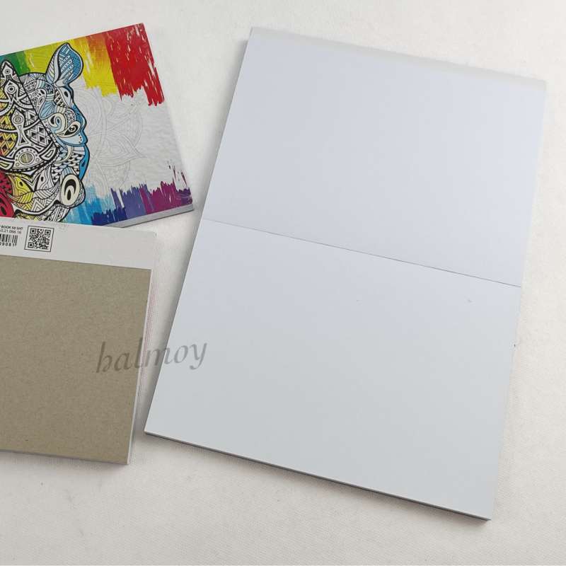 Jual SKETCH BOOK / BUKU SKETSA / GAMBAR KIKY A5 150 GSM 50 LBR di