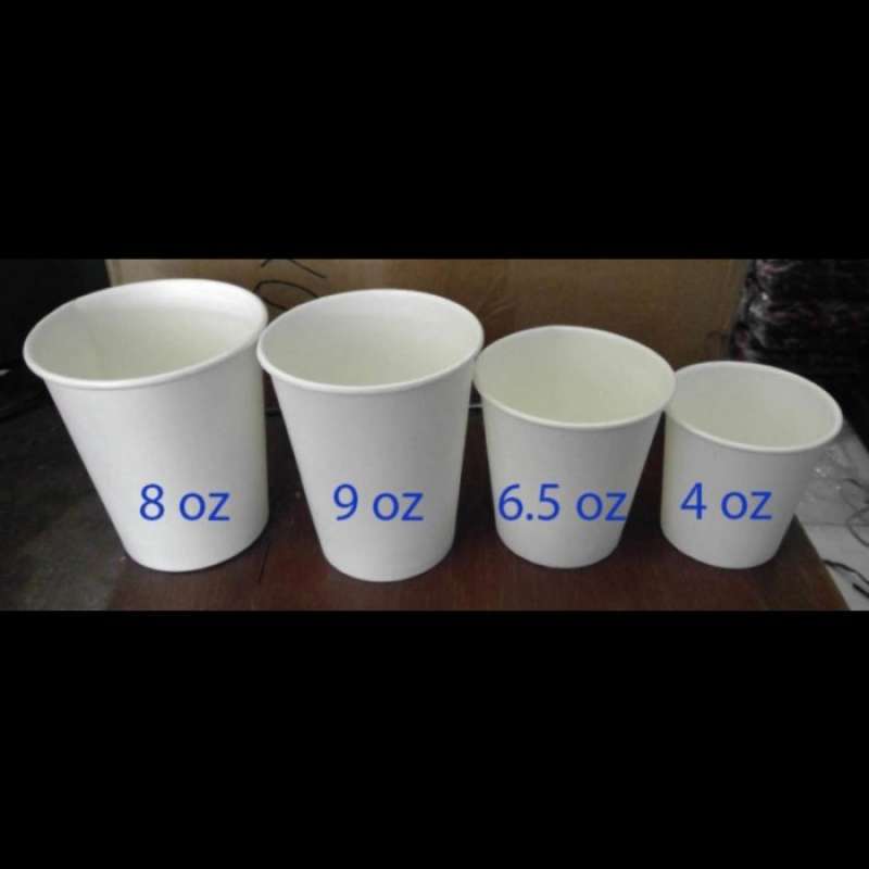 Promo Paper Cup Polos Putih - 4 oz per pak 50 pc Buat Kopi Panas Diskon ...