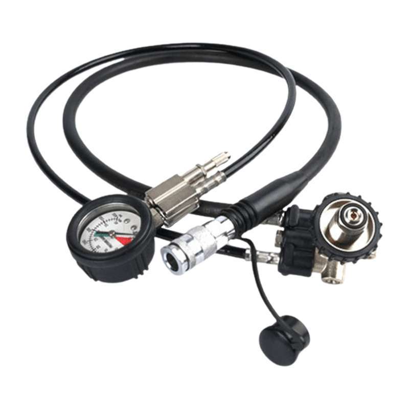 Promo Scuba Diving BCD Pressure Regulator Hose Flexible Rubber Gas Tube