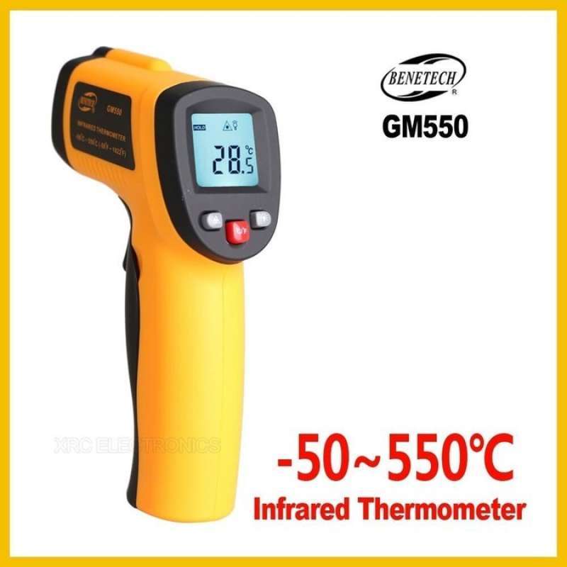 Jual Infrared Thermometer GM550 Ori 550c Termometer Gun Thermo