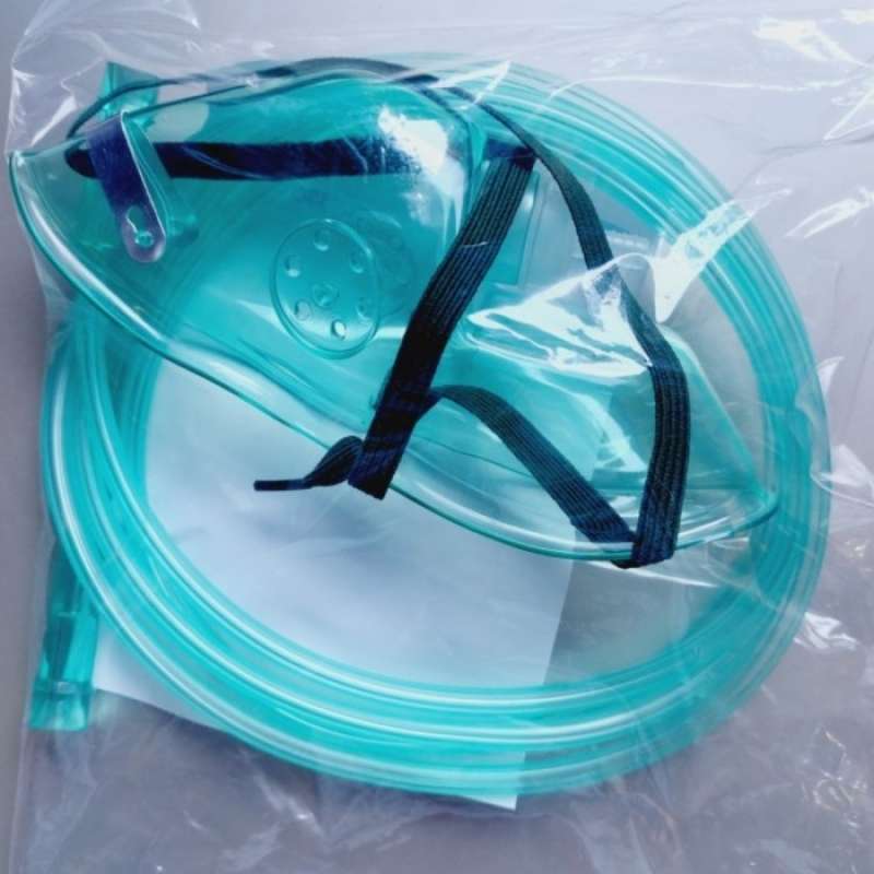 Masker O2r Promo Masker Oksigen / Oxygen Mask / Selang Oksigen / Masker O2-Dewasa ...