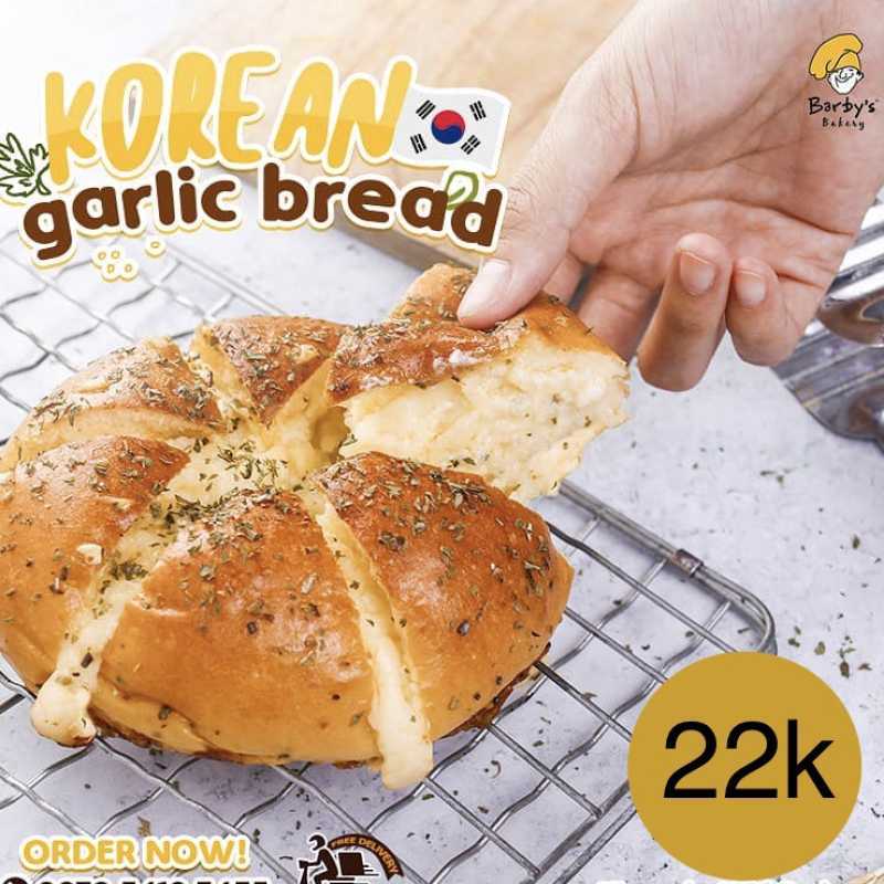 Jual Barbys Bakery - Korean Garlic Bread | roti | garlic bread | creamy ...