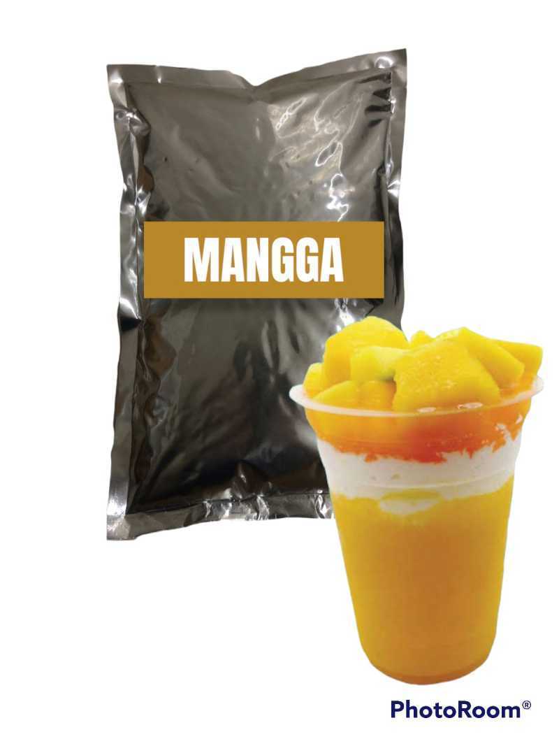 Jual BUBUK MINUMAN BOBA RASA MANGGA / MANGO 1KG MIX GULA di Seller