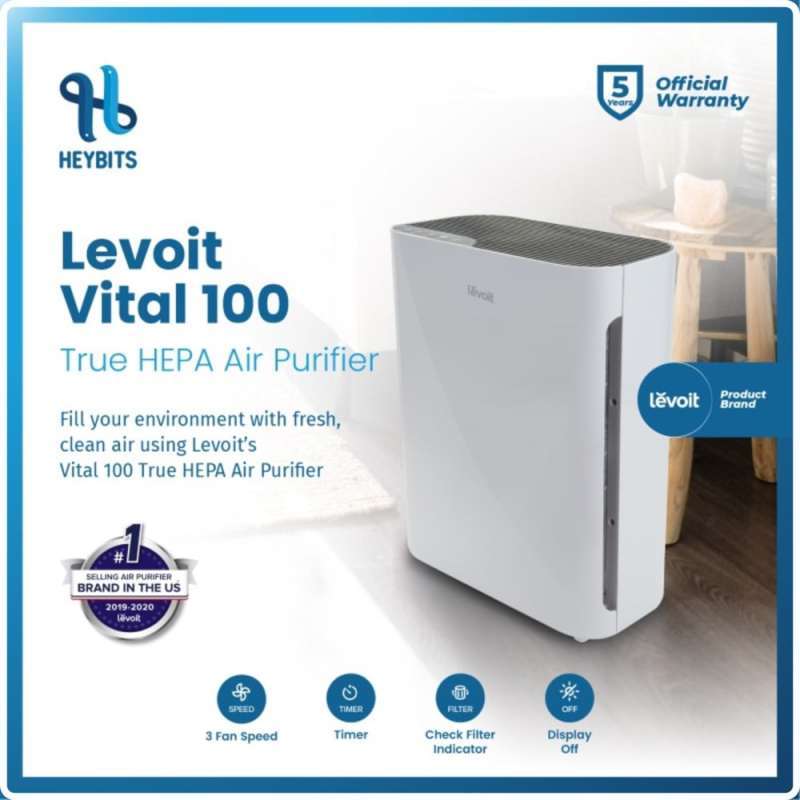 Jual Levoit Vital 100 Air Purifier Hepa Filter Pembersih Udara Resmi