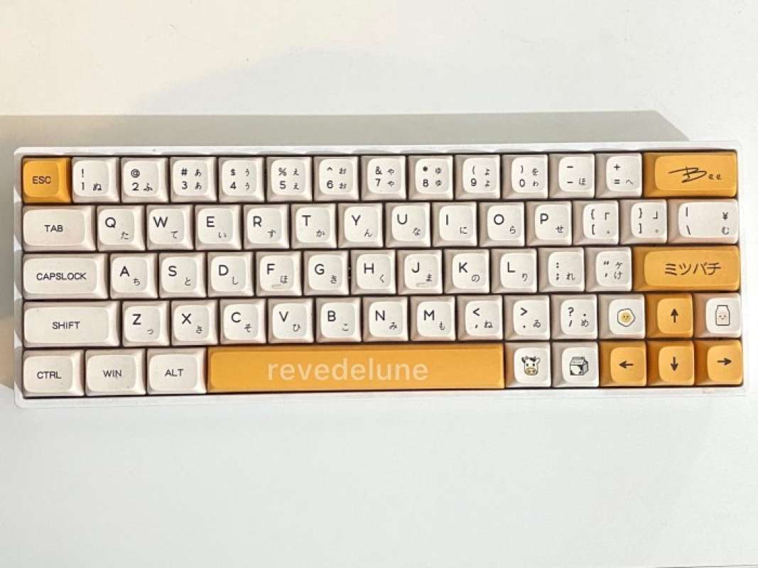 EPOMAKER Honey-Milk 140 Touches Keycaps, XDA Profile PBT Dye EPOMAKER Honey-Milk 140 Touches Keycaps, XDA Profile PBT Dye