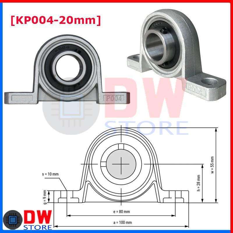KP004 Diameter 20mm Bore Diameter Self Aligning Zinc