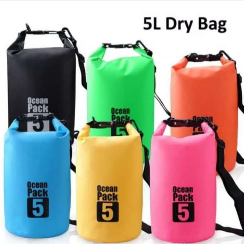 Promo Dry Bag Ocean Pack 5L Waterproof Bag 5 Liter Diskon 20 di Seller