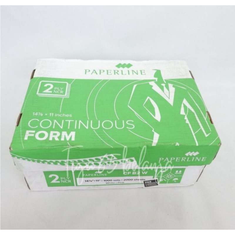 Jual CONTINUOUS FORM 2 ply Kertas Komputer Paperline 14 7/8 x 11 CF B2 W di Seller 365belanja