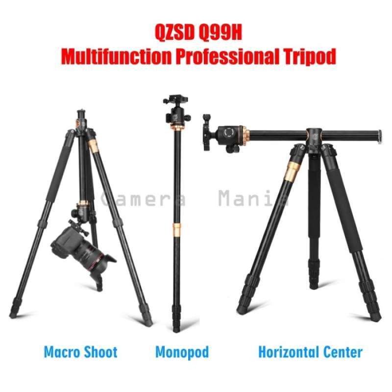 Jual Oem Qzsd Q999H 3 In 1 Multifunction Professional Dslr Tripod