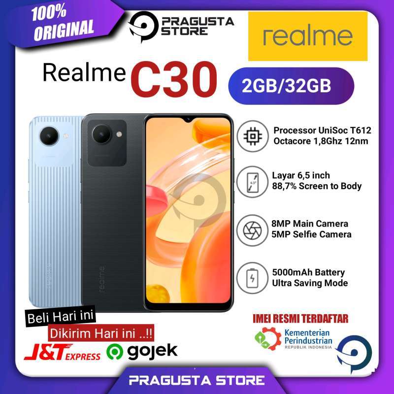 Promo Realme C30 2/32 Garansi Resmi 1 Tahun Diskon 20% Di Seller ...