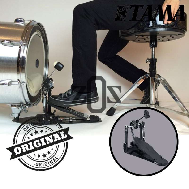 Jual Pedal Drum Kaki Single TAMA HP910LNBK Speed Cobra Blackout Edition