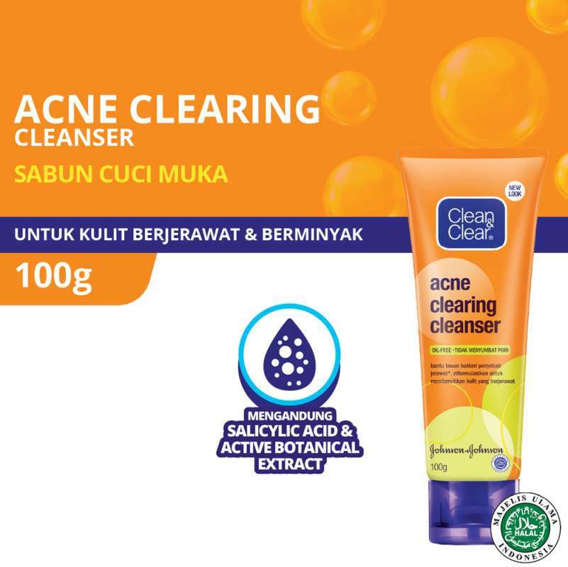 Jual CLEAN&CLEAR FACE WASH ACNE CLEARING 100M di Seller FRESTIVE