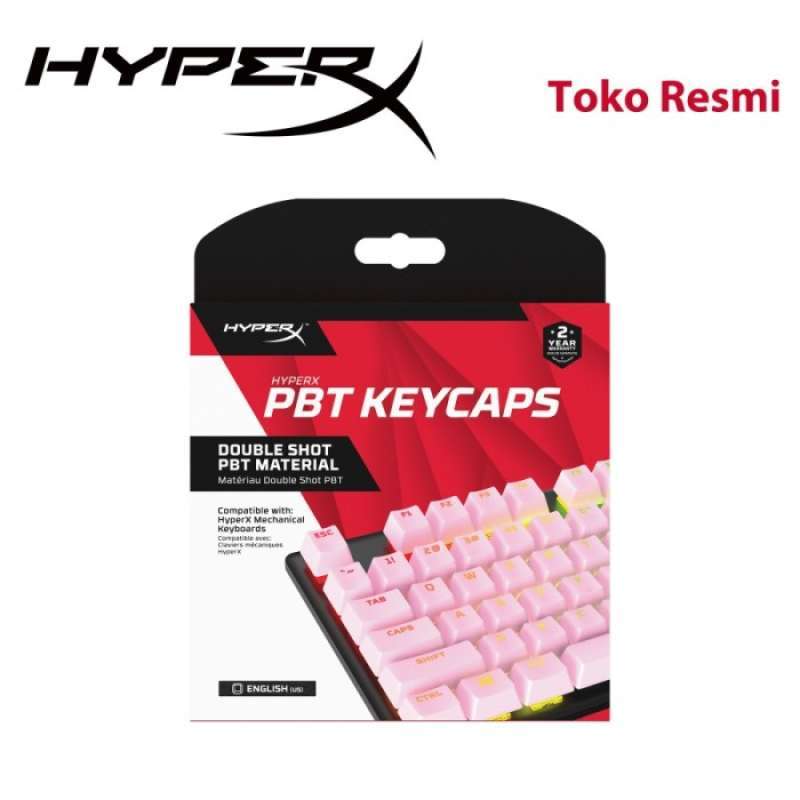 Jual HyperX Keycaps Double Shot PBT Keycaps-For Mechanical Keyboard ...
