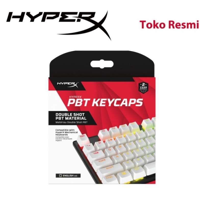 Jual HyperX Keycaps Double Shot PBT Keycaps-For Mechanical Keyboard ...