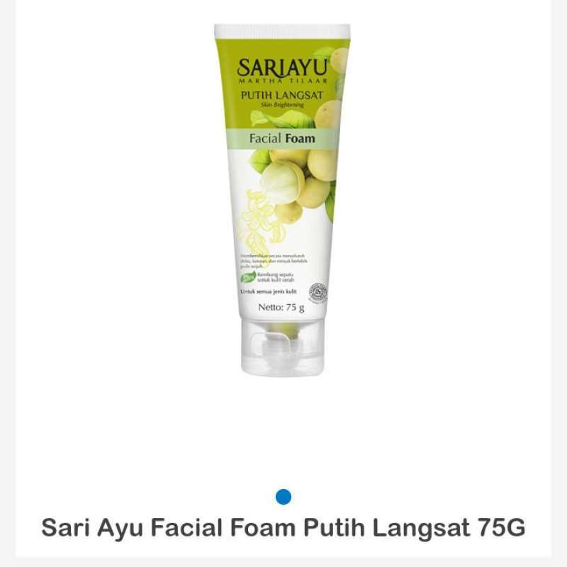 Jual Sari ayu facial foam putih Langsat 75 gram di Seller