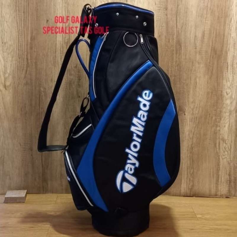 Promo Tas Golf Taylormade Premium Kanvas Hitam/Biru Harga Promo di