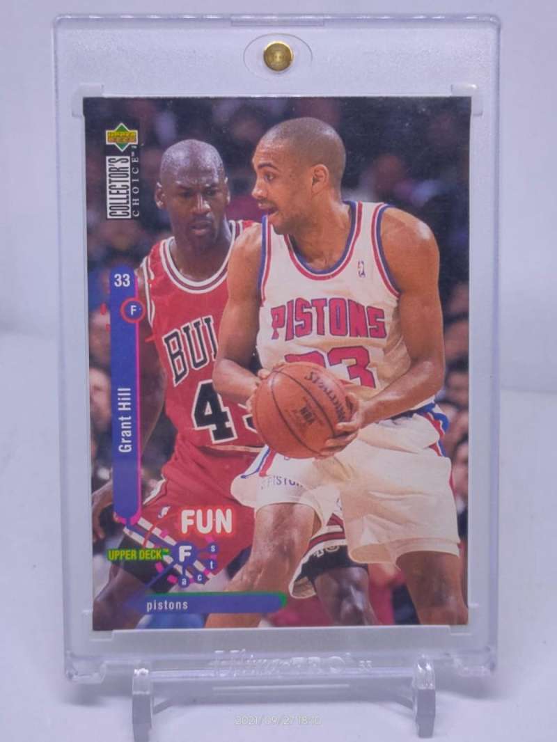 Jual ORIGINAL kartu basket Fun Facts Grant Hill vs Michael Jordan BULLS