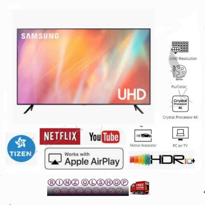 Jual Led Tv Samsung 65Au7000 Smart Tv Uhd 4K Crystal Ua65Au7000Kxxd di