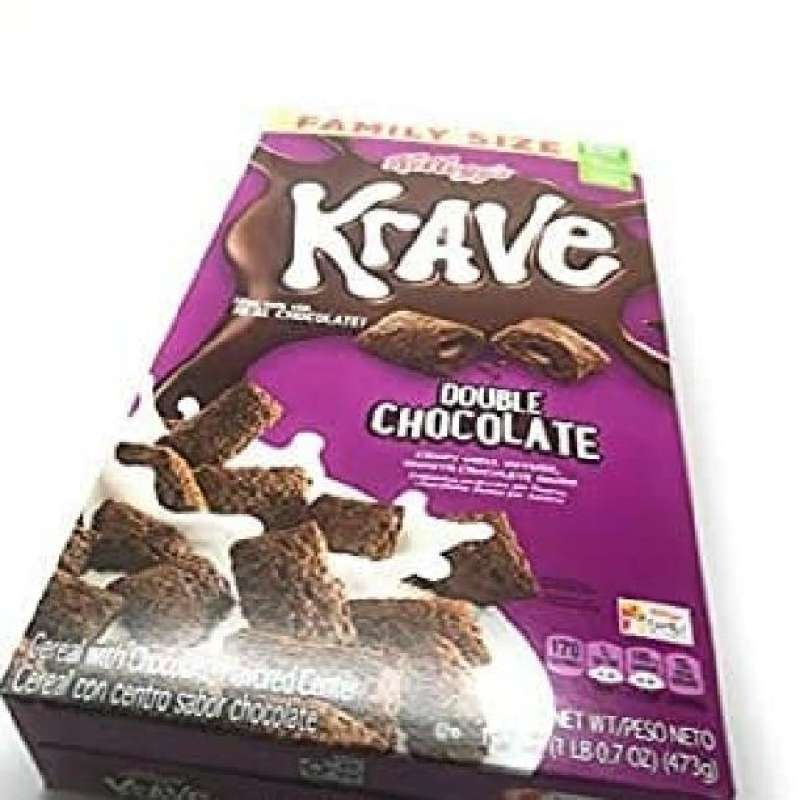 Jual Kelloggs Family Size Krave Double Chocalate Cereal 473gr di Seller Meruya