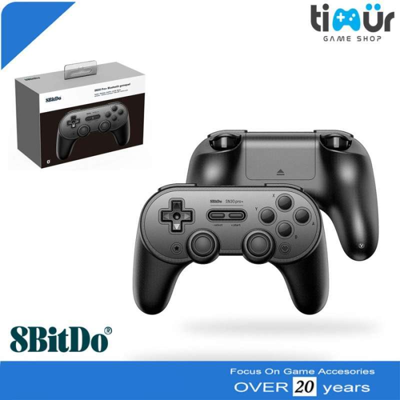 Promo Stick Stik 8bitdo SN30 PRO+ Wireless Joystick Bluetooth Black ...