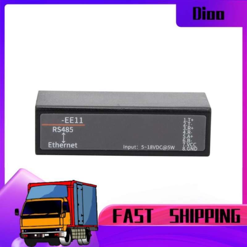 HF7121 Server Seriale A Ethernet – RS485, 5-36V DC, Supporto TLS/AES/DES3, Aggiornamento OTA, Staffe Incluse
