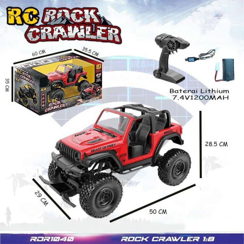 Jual Rc Rock Crawler 1 8 Original Harga Termurah Juni 2024 Blibli
