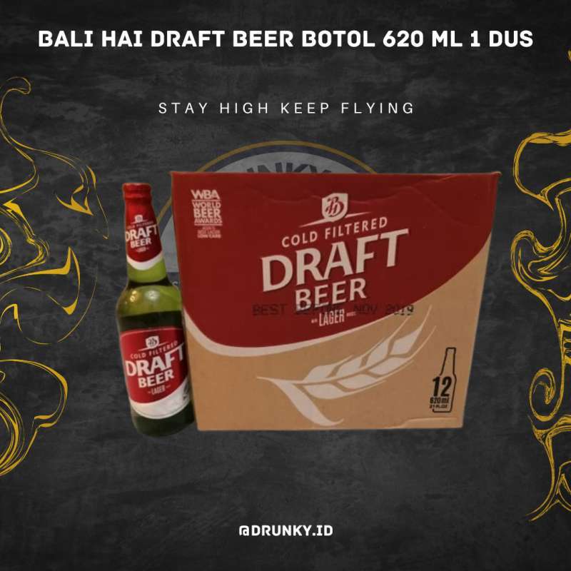 Jual Bali Hai Draft Beer Botol 620 Ml 1 Dus Di Seller Drunky.id Wiyung, Kota Surabaya Blibli