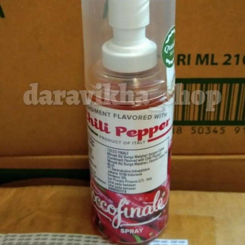 Jual toccofinale Sunflower Oil Chilli Pepper Spray 60ml di Seller
