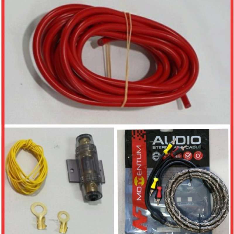 Promo KABEL SET AUDIO MOBIL INSTALASI SUB KOLONG AKTIF Diskon 6 di