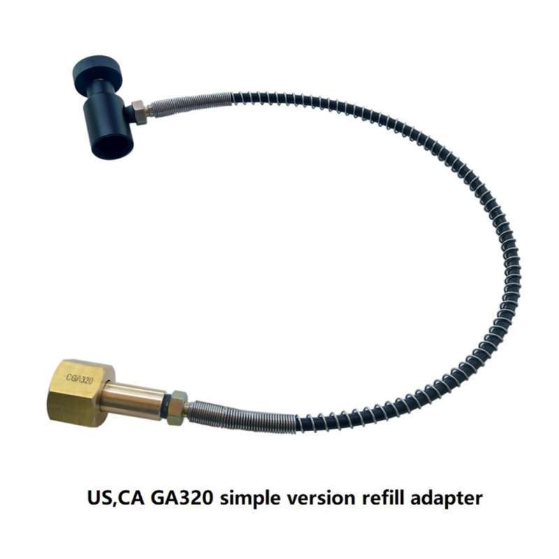 Jual CGA320/W21.8 CO2 Cylinder External Hose Refill Adapter for Soda Maker Machine di Seller