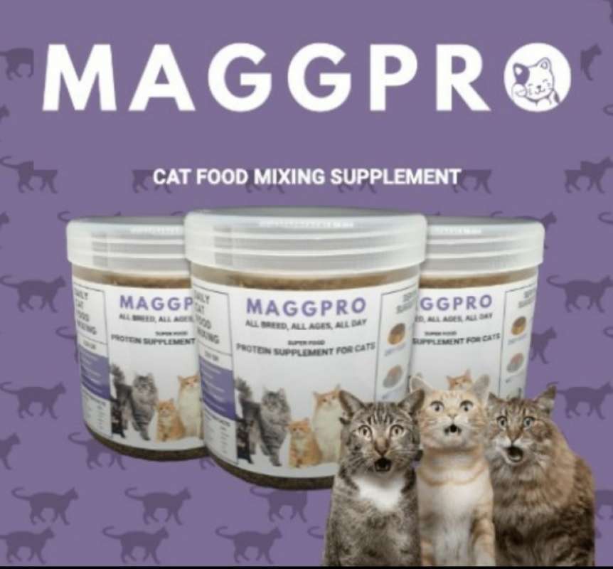 Jual Maggpro Cat Food Mixing Supplement Suplemen Protein Kucing 250G di Seller DENTA PET SHOP