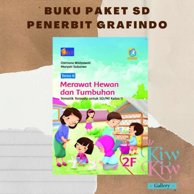 Jual Buku Tematik Terpadu Jilid 2F Kelas 2 / II SD/MI - Facil di Seller ...