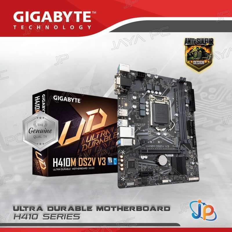Jual Motherboard Gigabyte H410M DS2 V3 (LGA1200, H410, DDR4, USB3.2