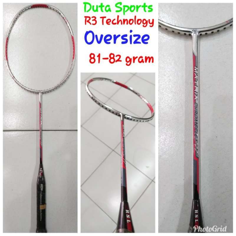 Jual Raket Badminton RSL Matrix Chromeflex 77 ( Bonus Tas 2 R + Kaos ...