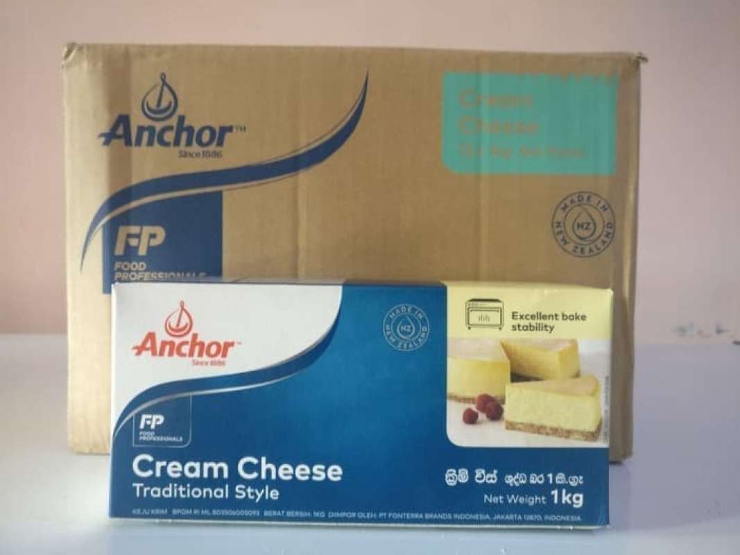 Promo Cream Cheese Anchor 1 Kg Import New Zealand Halal Standar