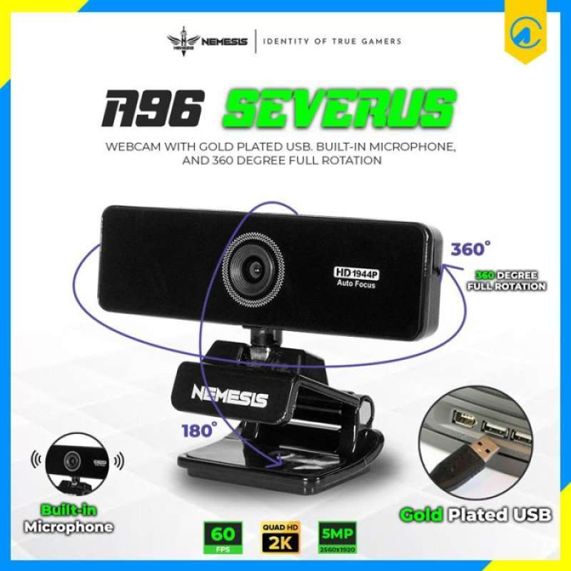 Jual Nyk A96 Severus Quad Hd 2K 1920P 2560X1920 Auto Focus Gaming