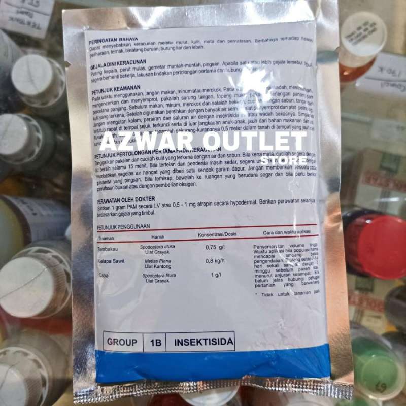 Jual Racun Hama Ulat Bahan Aktif Asefat Asepat | Orthene 75sp Original ...